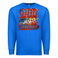 True Royal God Bless America Premium Sweatshirt - Jasminsmagicworld