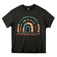 Asphalt America rainbow Heavy Core Tee - FaDigitalArtStudio
