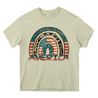 Mossy America rainbow Heavy Core Tee - FaDigitalArtStudio
