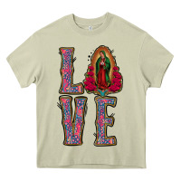 Mossy Love Lady Of Guadalupe Heavy Core Tee - Jasminsmagicworld