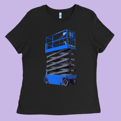Scissor Lift Ladies Tee Designed By Lillyallendesigns