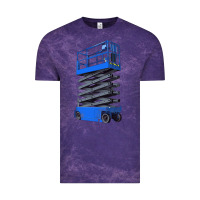 Cloud Purple scissor lift Vintage Tee - LillyAllenDesigns