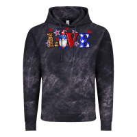 Cloud Black american flag gnomes love Vintage Hoodie - Artiststas