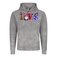 Cloud Rock american flag gnomes love Vintage Hoodie - Artiststas