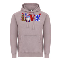 Vintage Zinc american flag gnomes love Vintage Hoodie - Artiststas