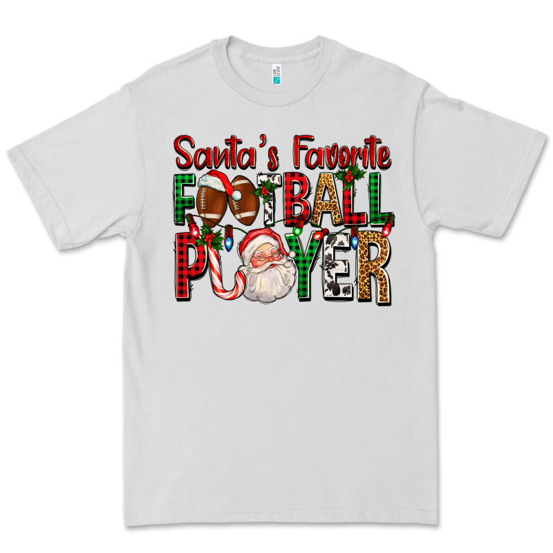 Santa's Favorite Football Player For Christmas Premium Tee by FaDigitalArtStudio | Teevron