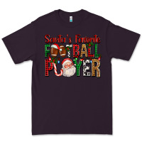 Plum Santa's Favorite Football Player For Christmas Premium Tee - FaDigitalArtStudio