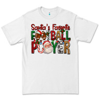 White Santa's Favorite Football Player For Christmas Premium Tee - FaDigitalArtStudio