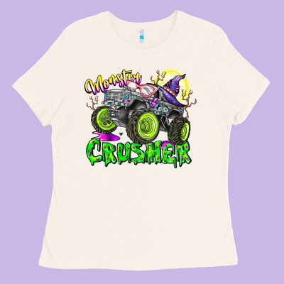 Monster Crusher Ladies Tee Designed By Cowhidedigitalart