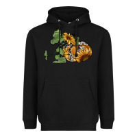 Black sunflower pumpkin Heavyweight Hoodie - RanaPortraitStore