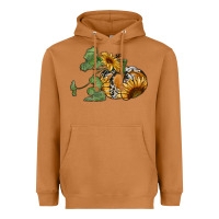 Meerkat sunflower pumpkin Heavyweight Hoodie - RanaPortraitStore
