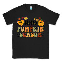 Black hello pumpkin season Classic Tee - BarkalooDesign