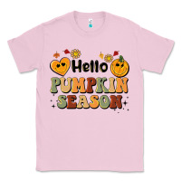 Bubblegum Pink hello pumpkin season Classic Tee - BarkalooDesign