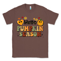Chestnut hello pumpkin season Classic Tee - BarkalooDesign