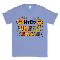 Colony Blue hello pumpkin season Classic Tee - BarkalooDesign