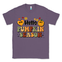 Lavender hello pumpkin season Classic Tee - BarkalooDesign