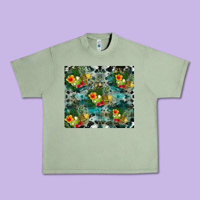 Summer Fruits Urban Heavy Tee Designed By Cowhidedigitalart