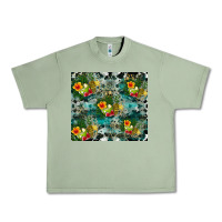 Oil Green summer fruits Urban Heavy Tee - CowhideDigitalArt