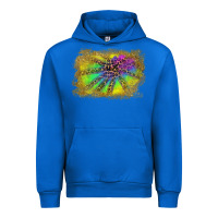 Cobalt colorful glitter leopard background Urban Hoodie - RanaPortraitStore
