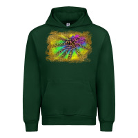 Foreset Green colorful glitter leopard background Urban Hoodie - RanaPortraitStore