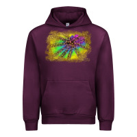 Mauve Wine colorful glitter leopard background Urban Hoodie - RanaPortraitStore