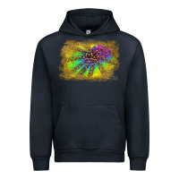 Navy colorful glitter leopard background Urban Hoodie - RanaPortraitStore