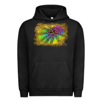 Pigment Black colorful glitter leopard background Urban Hoodie - RanaPortraitStore