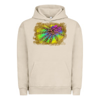Pigment French Oak colorful glitter leopard background Urban Hoodie - RanaPortraitStore