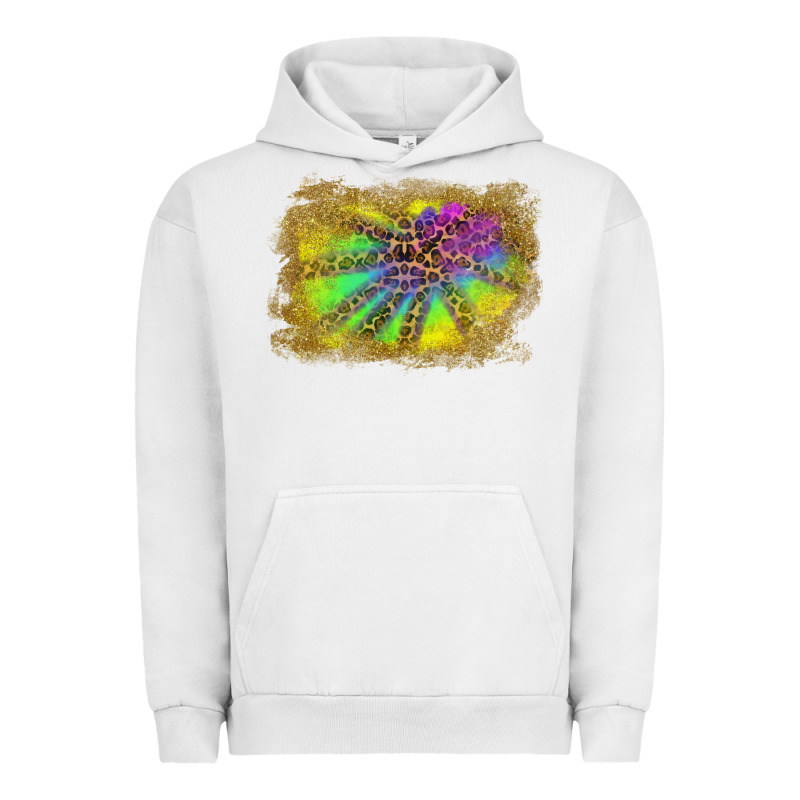 Colorful Glitter Leopard Background Urban Hoodie by RanaPortraitStore | Teevron