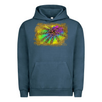 Pigment Midnight Navy colorful glitter leopard background Urban Hoodie - RanaPortraitStore