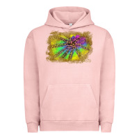 Pigment Salmon colorful glitter leopard background Urban Hoodie - RanaPortraitStore