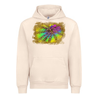 Sandshell colorful glitter leopard background Urban Hoodie - RanaPortraitStore