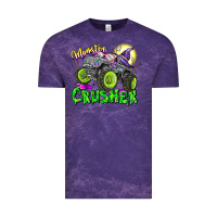Cloud Purple Monster Crusher Vintage Tee - CowhideDigitalArt