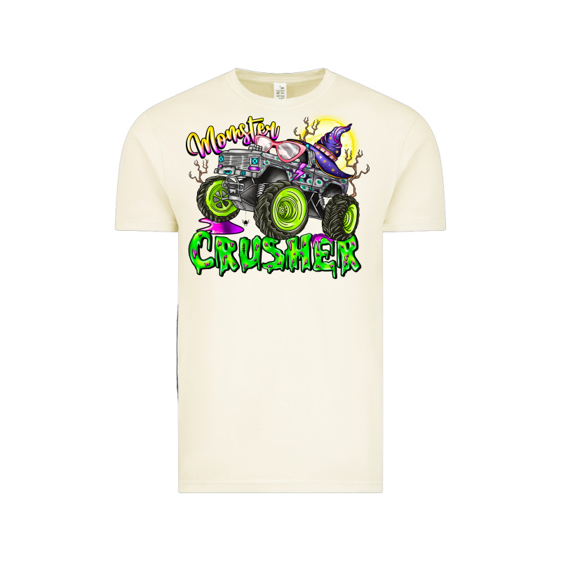 Monster Crusher Vintage Tee by CowhideDigitalArt | Teevron