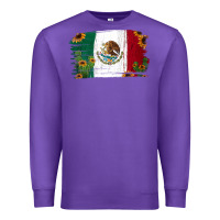 Purple Mexican Flag Cactus Sunflower Premium Sweatshirt - Jasminsmagicworld