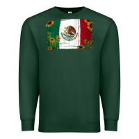 Sports Green Mexican Flag Cactus Sunflower Premium Sweatshirt - Jasminsmagicworld