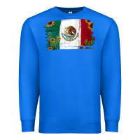 True Royal Mexican Flag Cactus Sunflower Premium Sweatshirt - Jasminsmagicworld