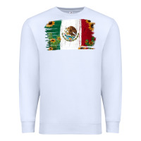 White Mexican Flag Cactus Sunflower Premium Sweatshirt - Jasminsmagicworld