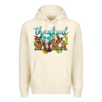 Sandshell thankful mama cow Premium Hoodie - BarkalooDesign