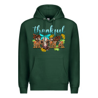Sports Green thankful mama cow Premium Hoodie - BarkalooDesign