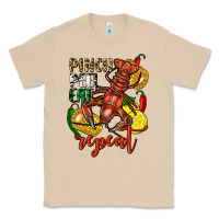Mushroom Pinch peel eat repeat crawfish Classic Tee - FaDigitalArtStudio