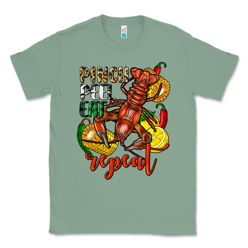 Pinch Peel Eat Repeat Crawfish Classic Tee by FaDigitalArtStudio | Teevron