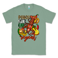 Sage Pinch peel eat repeat crawfish Classic Tee - FaDigitalArtStudio