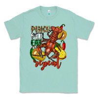 Seafoam Pinch peel eat repeat crawfish Classic Tee - FaDigitalArtStudio