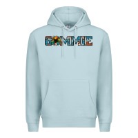 Blue Mist gammie sunflower cowhide Premium Hoodie - Jasminsmagicworld