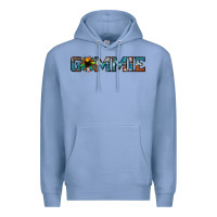 Colony Blue gammie sunflower cowhide Premium Hoodie - Jasminsmagicworld