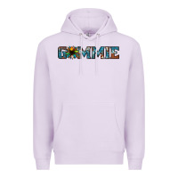 Lilac gammie sunflower cowhide Premium Hoodie - Jasminsmagicworld