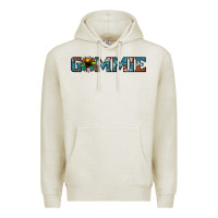 Oatmeal Heather gammie sunflower cowhide Premium Hoodie - Jasminsmagicworld