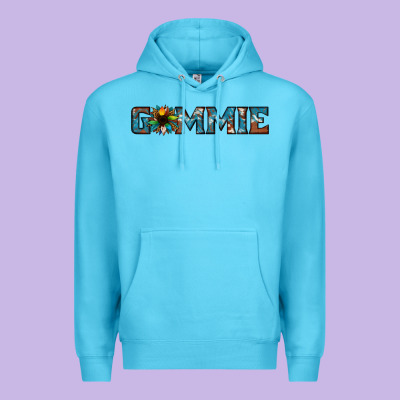 Gammie Sunflower Cowhide Premium Hoodie Designed By Jasminsmagicworld