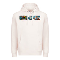 Pale Pink gammie sunflower cowhide Premium Hoodie - Jasminsmagicworld